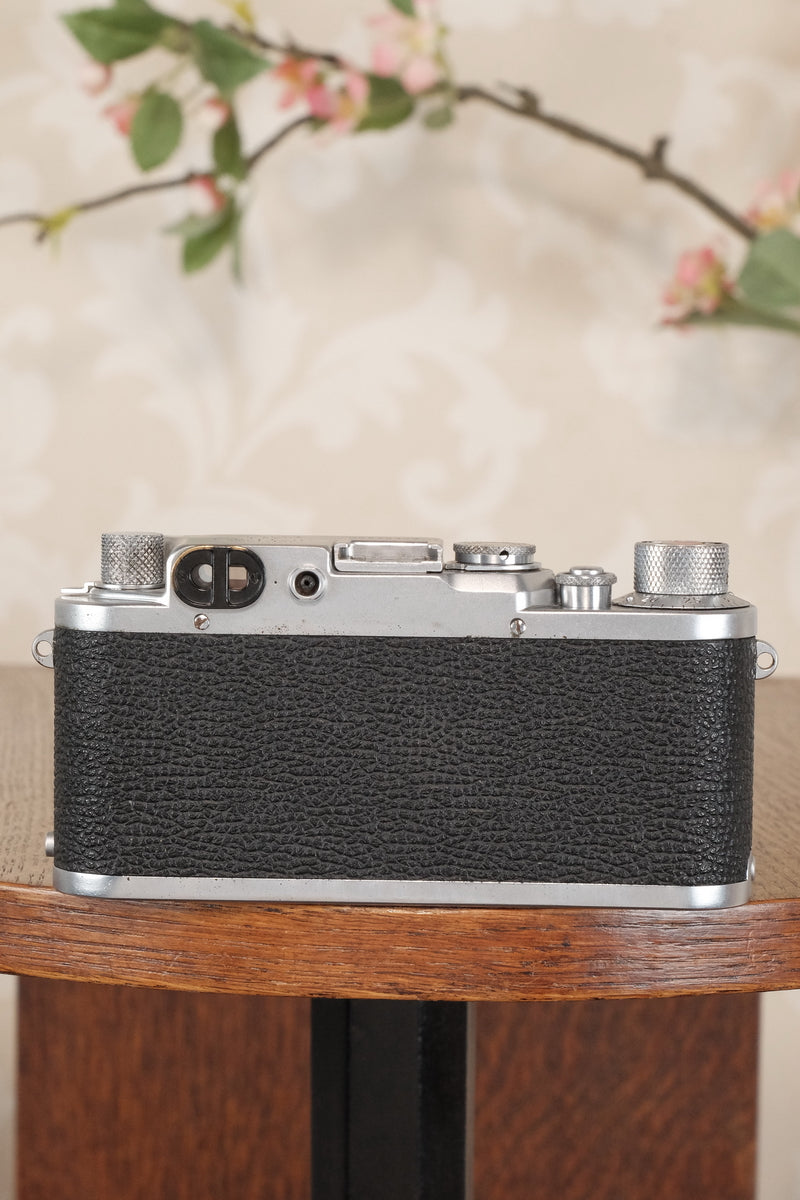 1950 Leitz Leica IIIf, Freshly Serviced. CLA’d - Leitz- Petrakla Classic Cameras