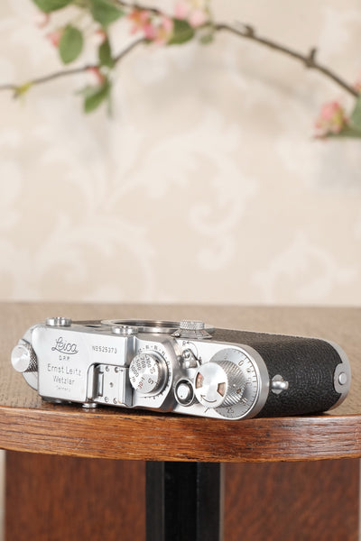 1950 Leitz Leica IIIf, Freshly Serviced. CLA’d - Leitz- Petrakla Classic Cameras