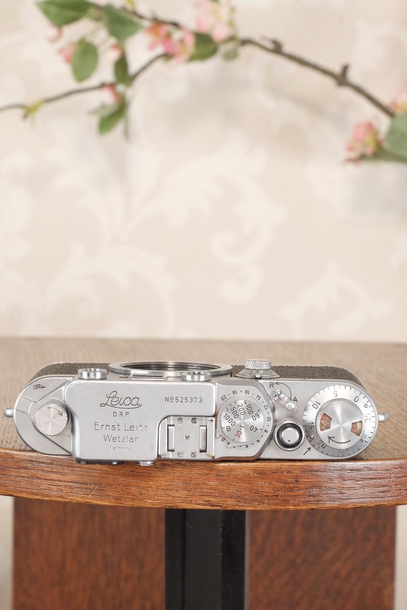 1950 Leitz Leica IIIf, Freshly Serviced. CLA’d - Leitz- Petrakla Classic Cameras