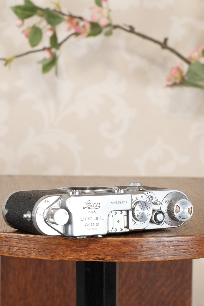 1950 Leitz Leica IIIf, Freshly Serviced. CLA’d - Leitz- Petrakla Classic Cameras