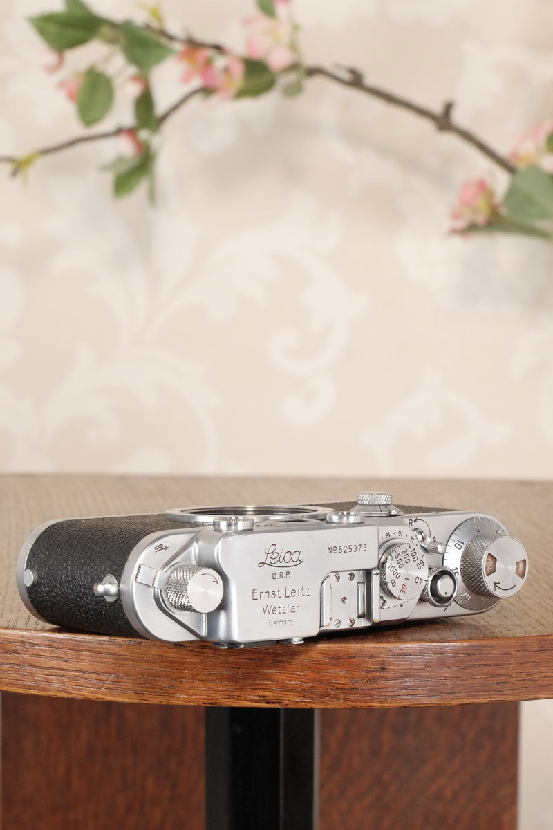 1950 Leitz Leica IIIf, Freshly Serviced. CLA’d - Leitz- Petrakla Classic Cameras