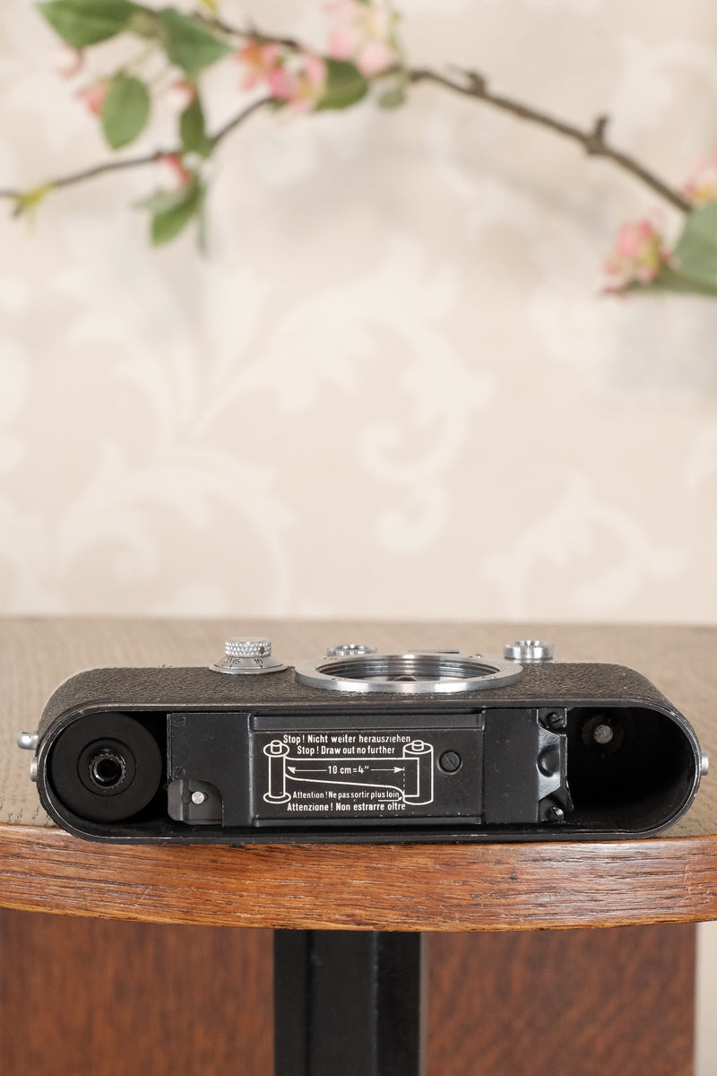 1950 Leitz Leica IIIf, Freshly Serviced. CLA’d - Leitz- Petrakla Classic Cameras