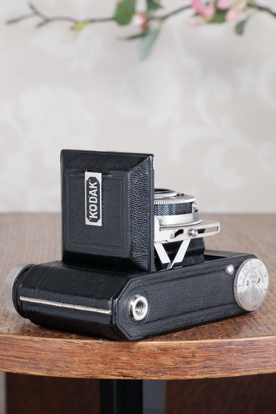 Superb! THE ORIGINAL FIRST VERSION, 1934 Black Kodak Retina, model 117. CLA'd, Freshly Serviced!