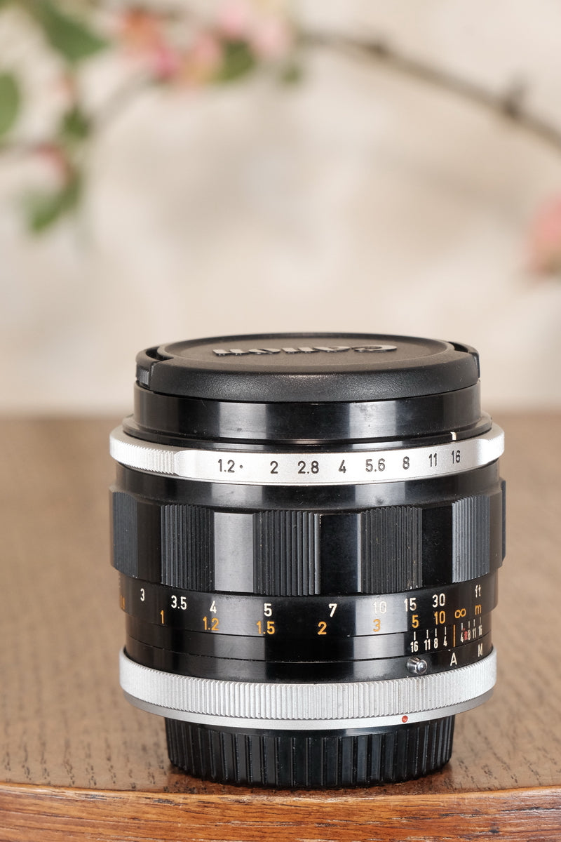 Near Mint! Canon 1.2/55mm FL lens - Canon- Petrakla Classic Cameras