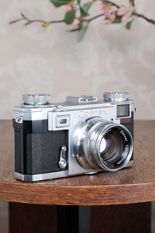 Superb! 1952 Zeiss Ikon Contax IIa with Lens. CLA'd, Freshly Serviced!