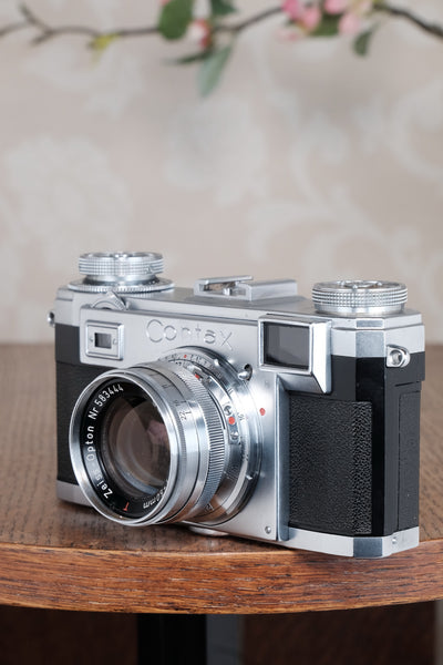 Superb! 1952 Zeiss Ikon Contax IIa with Lens. CLA'd, Freshly Serviced!