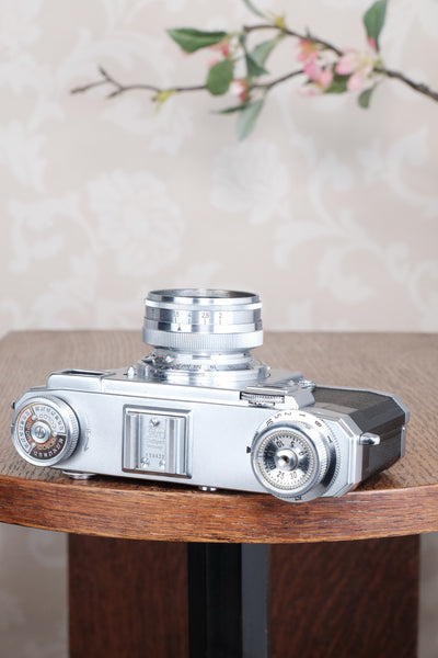 Superb! 1952 Zeiss Ikon Contax IIa with Lens. CLA'd, Freshly Serviced!