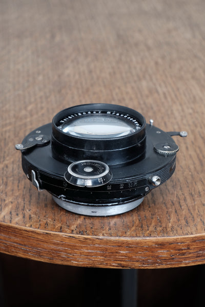 Rare! 1928 Voigtlander 165mm Heliar lens in a freshly Serviced Compur shutter.