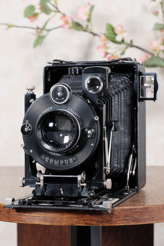 1927 Voigtlander 9x12 Bergheil Camera with HELIAR LENS! Freshly serviced CLA’d - Voigtlander- Petrakla Classic Cameras