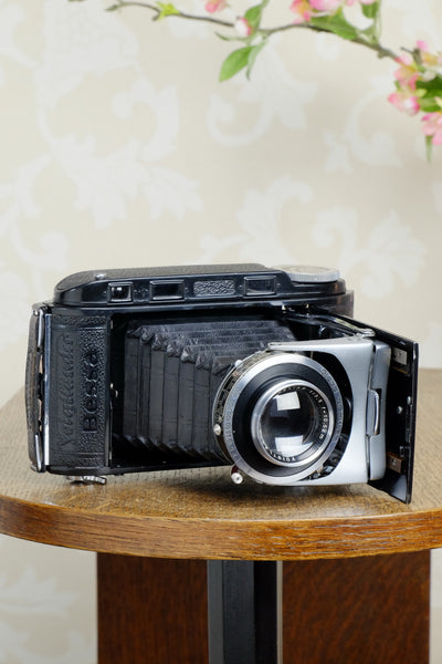 Superb! 1947 Voigtlander 6x9 Bessa Rangefinder with Heliar lens, CLA'd, Freshly Serviced! - Voigtlander- Petrakla Classic Cameras