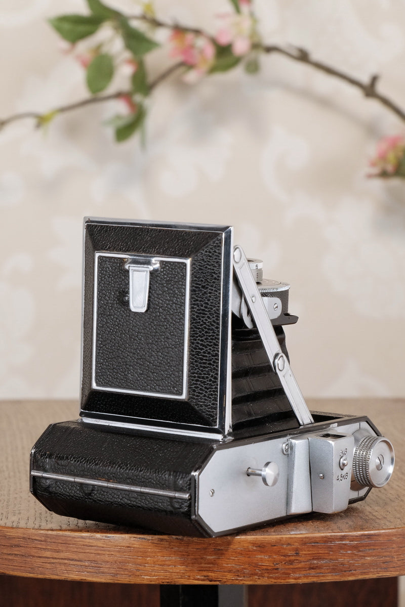 Welta Weltax 6x6 Folder, “T” Coated Carl Zeiss Tessar lens, CLAd, Freshly Serviced!
