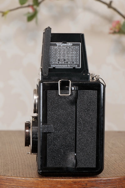 Superb 1938 Voigtlander Brillant 6x6 TLR, CLA'd, Freshly Serviced!
