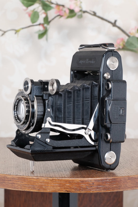 1935 Zeiss Ikon Super Ikonta C, 6x9, Tessar lens, CLA'd, Freshly Serviced!
