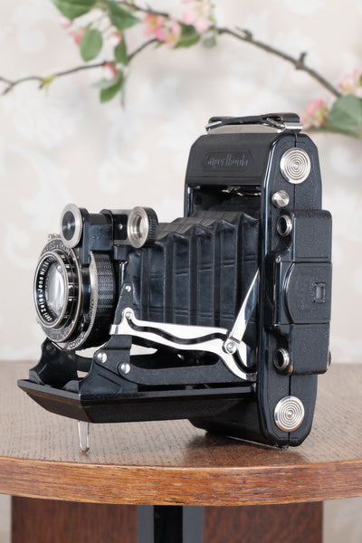 1935 Zeiss Ikon Super Ikonta C, 6x9, Tessar lens, CLA'd, Freshly Serviced!