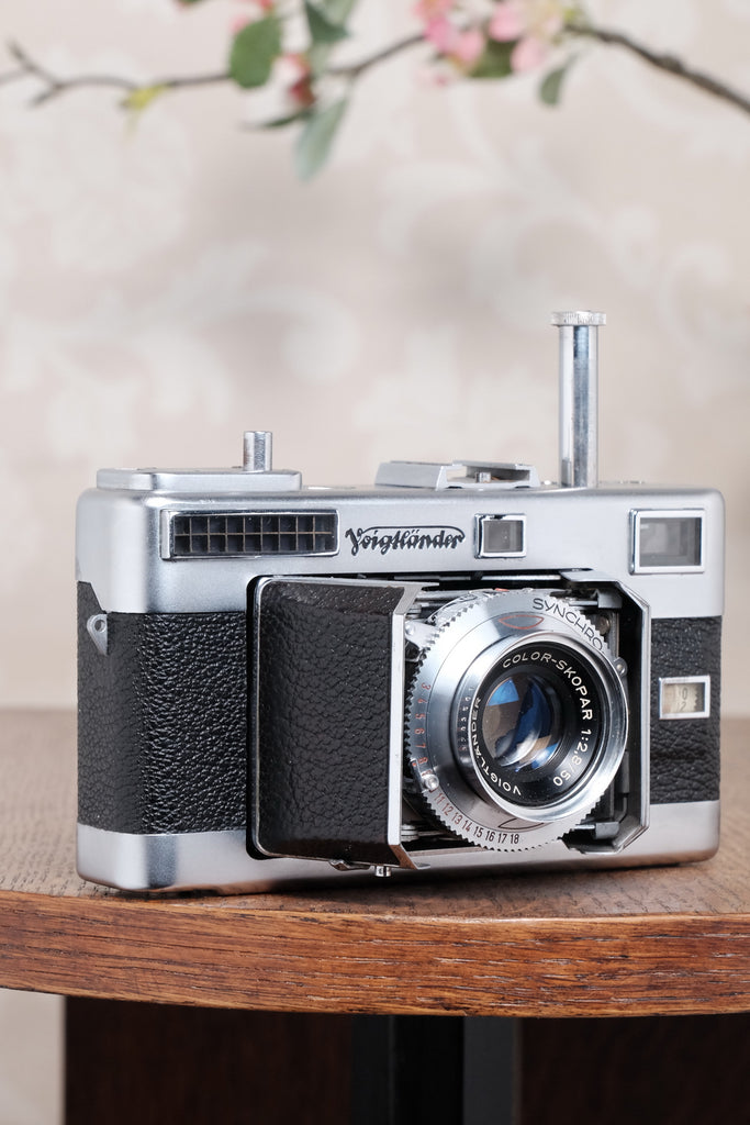 SUPERB 1956 Voigtlander Vitessa 35mm Rangefinder Camera Freshly Serv SUPERB 1956 Voigtlander Vitessa 35mm Rangefinder Camera Freshly Serv