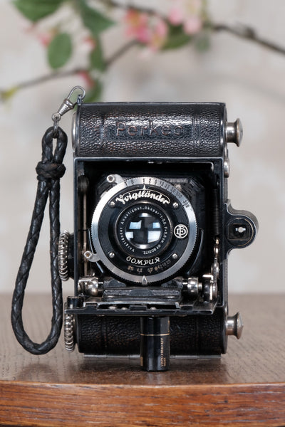 Rare! 1934 Voigtlander 3x4 Perkeo, 127 film, CLA'd, Freshly Serviced!