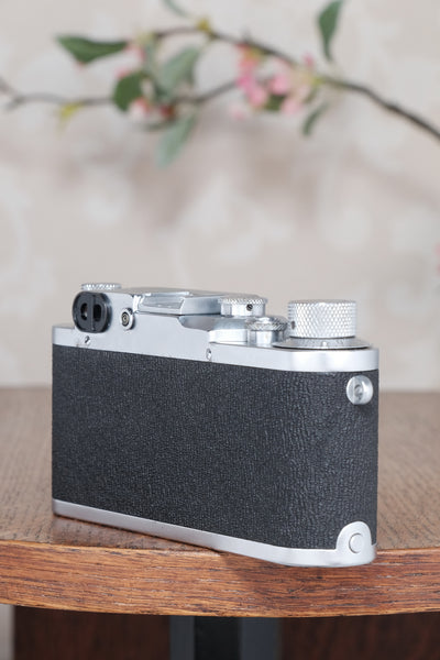 Superb 1949 Leitz Leica IIIc “sharkskin”. Freshly Serviced, CLA'd