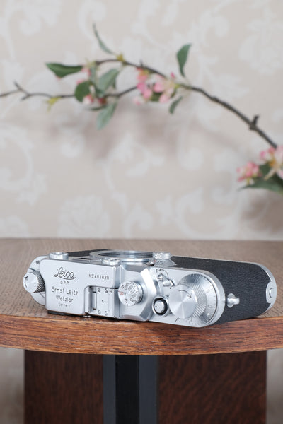 Superb 1949 Leitz Leica IIIc “sharkskin”. Freshly Serviced, CLA'd