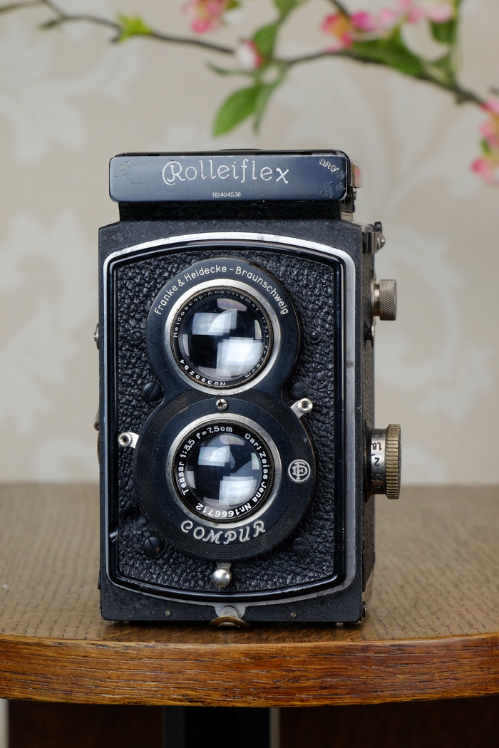 1935 Old Standard Rolleiflex, Freshly Serviced, CLA’d - Frank & Heidecke- Petrakla Classic Cameras