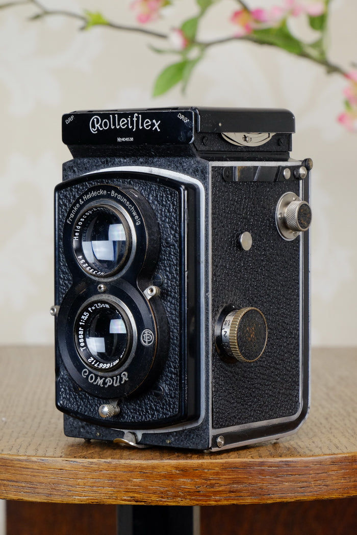 1935 Old Standard Rolleiflex, Freshly Serviced, CLA’d - Frank & Heidecke- Petrakla Classic Cameras