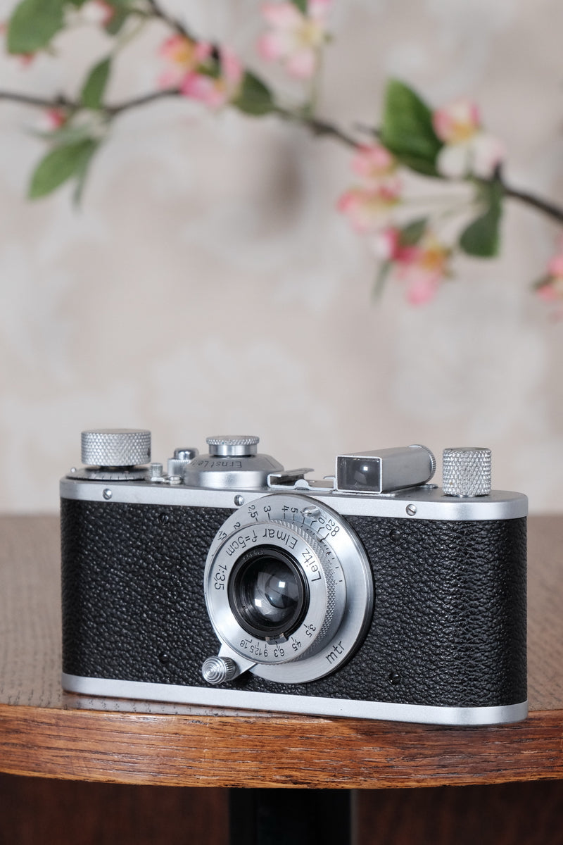 Superb! 1938 Leitz Leica I, CLA'd, Freshly Serviced! - Leitz- Petrakla Classic Cameras