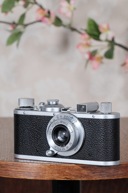 Superb! 1938 Leitz Leica I, CLA'd, Freshly Serviced! - Leitz- Petrakla Classic Cameras