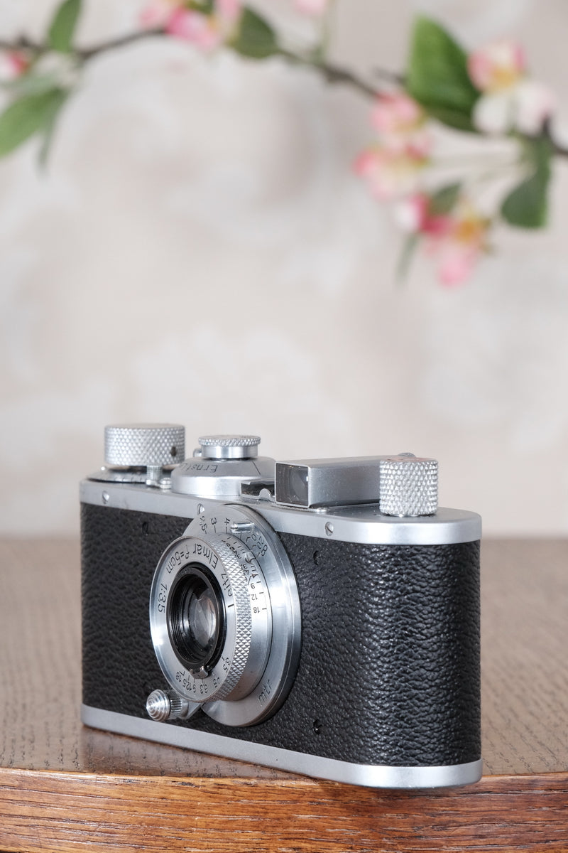 Superb! 1938 Leitz Leica I, CLA'd, Freshly Serviced! - Leitz- Petrakla Classic Cameras