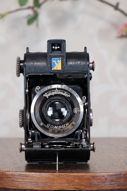 1935 Voigtlander Virtus 6x4.5 Folder, CLAd, Freshly Serviced!