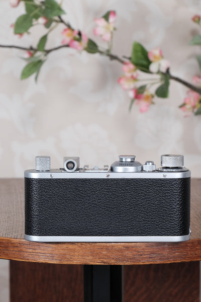 Superb! 1938 Leitz Leica I, CLA'd, Freshly Serviced! - Leitz- Petrakla Classic Cameras