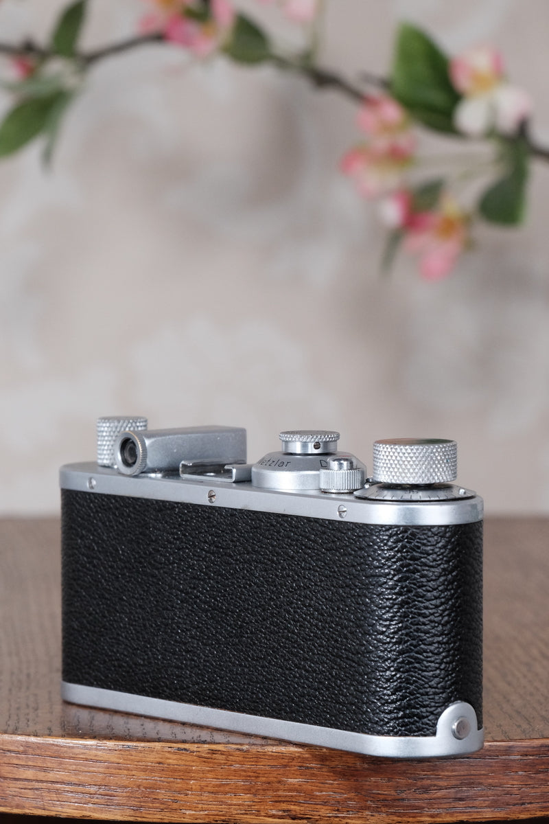 Superb! 1938 Leitz Leica I, CLA'd, Freshly Serviced! - Leitz- Petrakla Classic Cameras