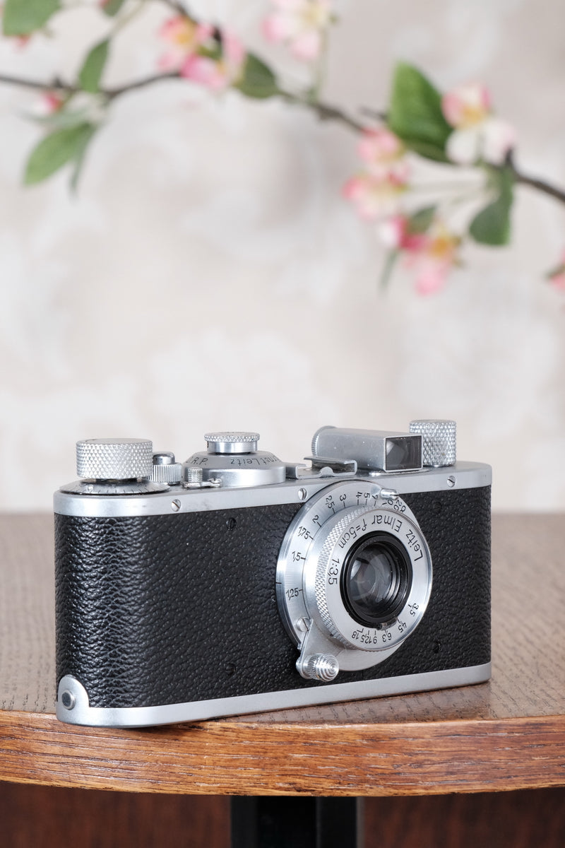 Superb! 1938 Leitz Leica I, CLA'd, Freshly Serviced! - Leitz- Petrakla Classic Cameras