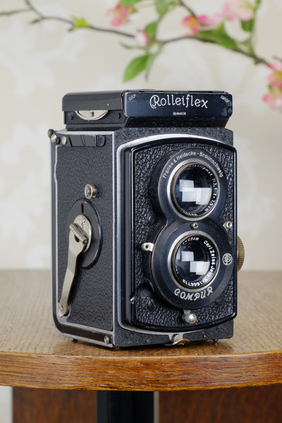 1935 Old Standard Rolleiflex, Freshly Serviced, CLA’d - Frank & Heidecke- Petrakla Classic Cameras