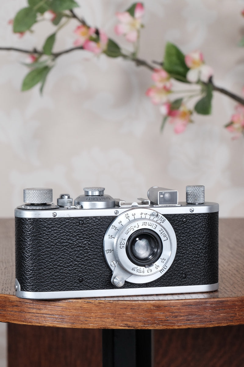 Superb! 1938 Leitz Leica I, CLA'd, Freshly Serviced! - Leitz- Petrakla Classic Cameras