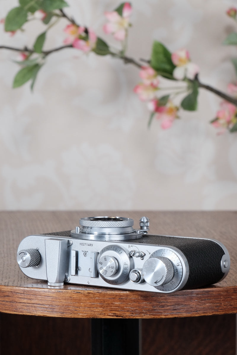 Superb! 1938 Leitz Leica I, CLA'd, Freshly Serviced! - Leitz- Petrakla Classic Cameras