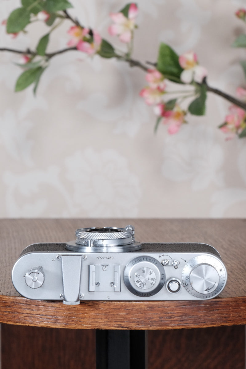 Superb! 1938 Leitz Leica I, CLA'd, Freshly Serviced! - Leitz- Petrakla Classic Cameras