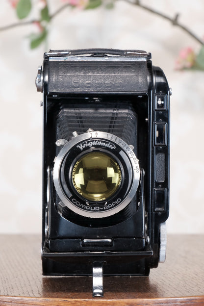 Superb! 1936 Voigtlander 6x9 Bessa Rangefinder, Freshly Serviced, CLA'd.