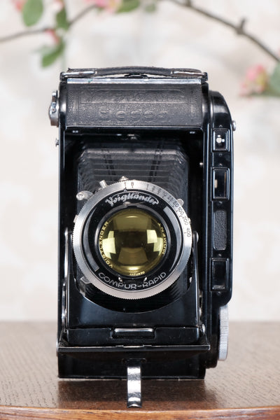 Superb! 1936 Voigtlander 6x9 Bessa Rangefinder, Freshly Serviced, CLA'd.