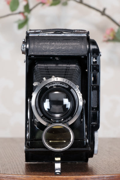 Superb! 1936 Voigtlander 6x9 Bessa Rangefinder, Freshly Serviced, CLA'd.