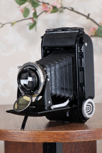 Superb! 1936 Voigtlander 6x9 Bessa Rangefinder, Freshly Serviced, CLA'd.