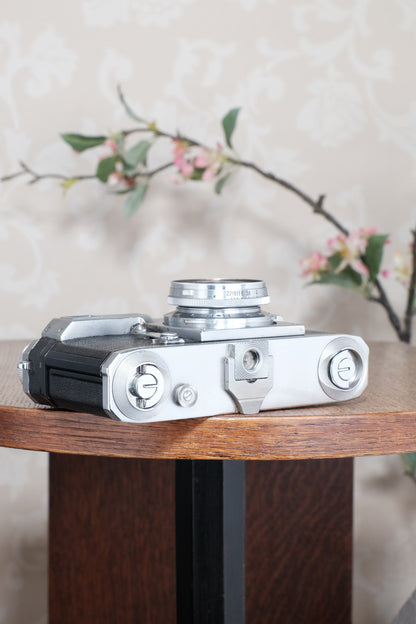 Superb! 1937 Zeiss Ikon Contax II Body and 50mm Zeiss Sonnar lens, CLA'd, Freshly Serviced!