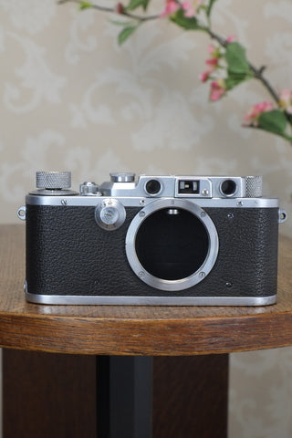 Excellent 1937 Leitz Leica III, Freshly Serviced! - Leitz- Petrakla Classic Cameras