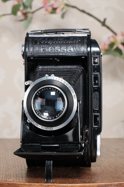 Rare! (leather version) 1948 Voigtlander Bessa Rangefinder with Heliar lens! Freshly Serviced, CLA'd.