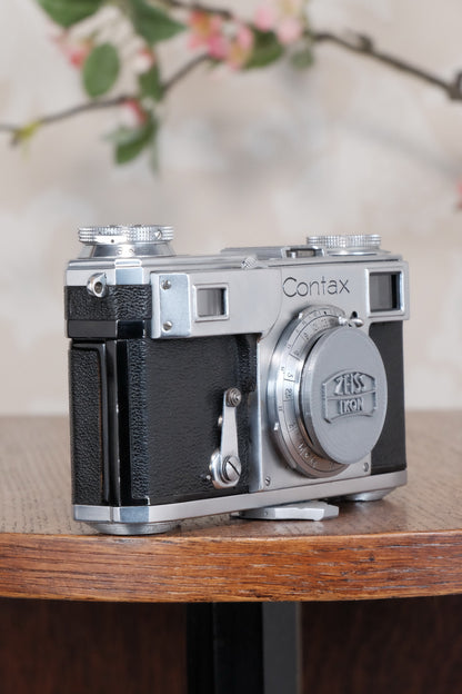 Superb! 1937 Zeiss Ikon Contax II Body, CLA'd, Freshly Serviced!