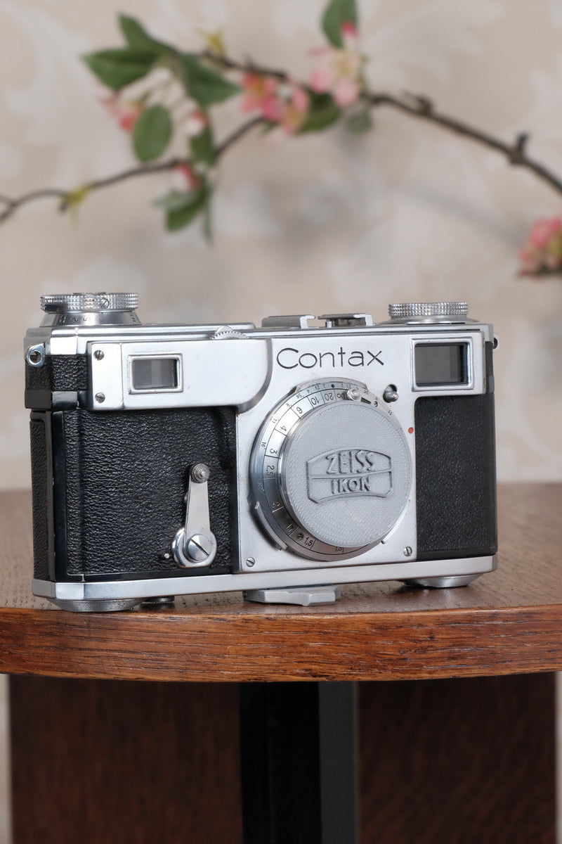 Superb! 1937 Zeiss Ikon Contax II Body, CLA'd, Freshly Serviced!