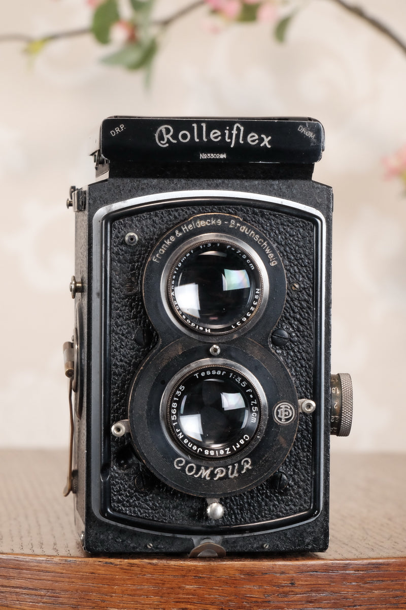 1934 Old Standard Rolleiflex, Freshly Serviced, CLA’d