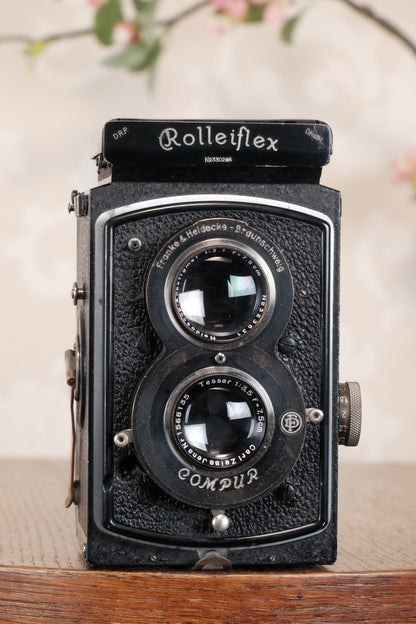 1934 Old Standard Rolleiflex, Freshly Serviced, CLA’d