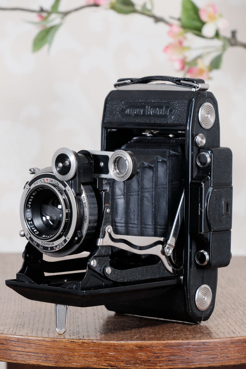 SUPERB! 1934 Zeiss Ikon Super Ikonta 6x9, Tessar lens, CLA'd, FRESHLY SERVICED! - Zeiss-Ikon- Petrakla Classic Cameras