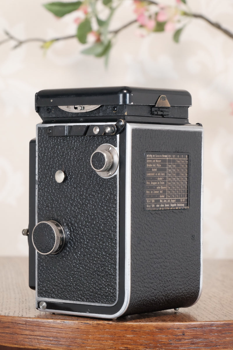 1934 Old Standard Rolleiflex, Freshly Serviced, CLA’d