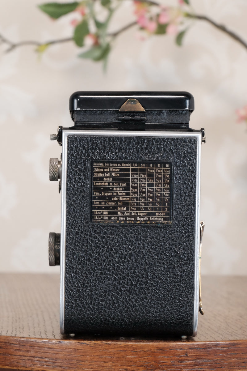 1934 Old Standard Rolleiflex, Freshly Serviced, CLA’d
