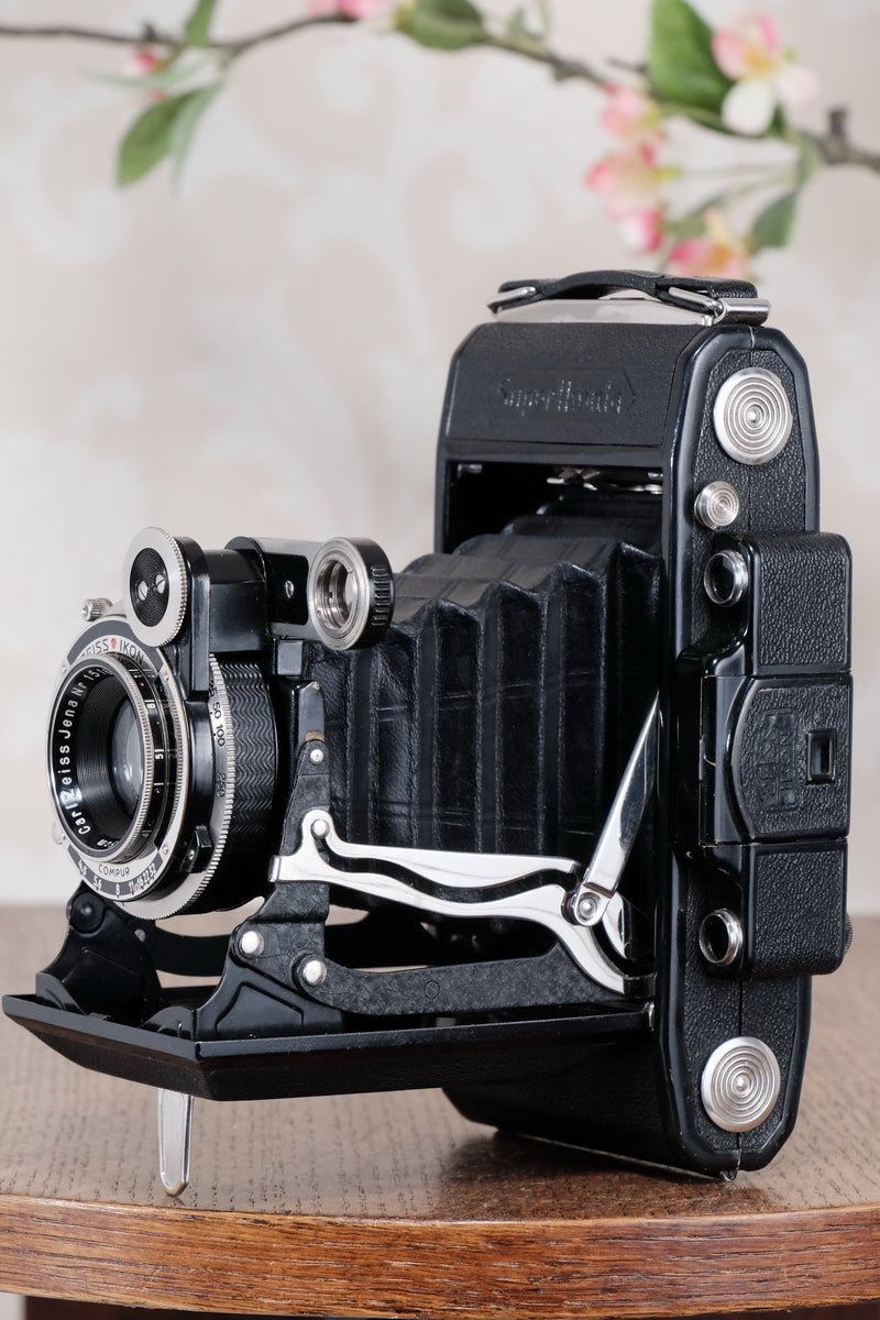 SUPERB! 1934 Zeiss Ikon Super Ikonta 6x9, Tessar lens, CLA'd, FRESHLY SERVICED! - Zeiss-Ikon- Petrakla Classic Cameras